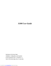 Symmetricom SyncServer S100 User Manual