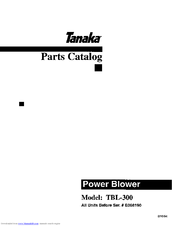 Tanaka TBL-300 Parts Catalog
