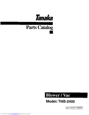 Tanaka THB-2400 Parts Catalog