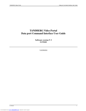 TANDBERG D1392602 User Manual