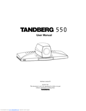 TANDBERG 550 User Manual