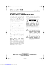 Radio Shack CHRONOMATIC 308 User Manual