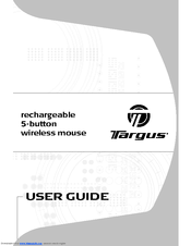 Targus Rechargeable 5-Button Wireless Mouse User Manual