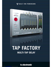 Tc Electronic Tap Factory Multi-Tap Delay Product Manual