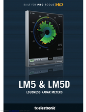 Tc Electronic Loudness Radar Meter LM5 Product Manual