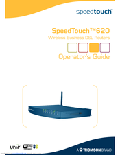THOMSON Wireless Business DSL Routers SpeedTouchTM620 Operator's Manual