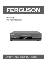 Ferguson Ferguson FV 400 L Operating Instructions Manual
