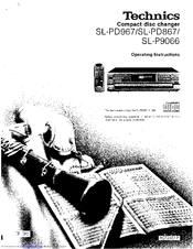 Technics SL-PD967 Operating Instructions Manual