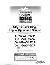 Tecumseh Snow King OH358SA Operator's Manual