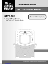 The Singing Machine STVG-502 Instruction Manual