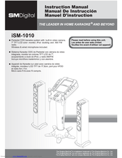 The Singing Machine Pedestal CDG Karaoke System iSM-1010 Instruction Manual