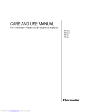 Thermador Professional PRO-GRAND PD36 Care And Use Manual