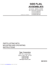 Tiger JD 5093E Mounting And Operating Instructions