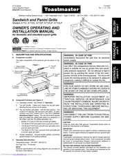 Toastmaster A710UP Owner's Operating And Installation Manual
