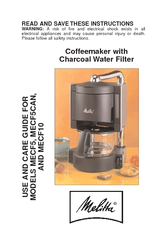 Melitta MECF5CAN Use And Care Manual