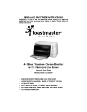 Toastmaster 362W Use And Care Manual