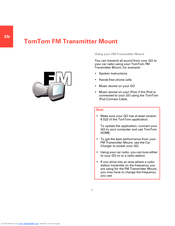 TomTom Go 710 Quick Start Manual