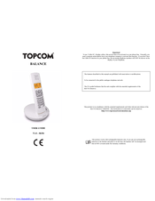 Topcom Balance User Manual