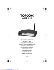 Topcom WBR 611 Quick Installation Manual