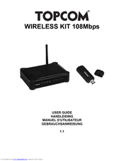 Topcom Wireless Kit 108MBPS User Manual
