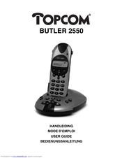 Topcom BUTLER 2550 User Manual