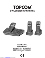 Topcom BUTLER 2820 Triple User Manual