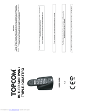 Topcom BUTLER 3400 Twin User Manual