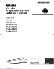 Toshiba CARRIER RAV-SP300CT-UL Installation Manual