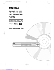 Toshiba D-R3 Owner's Manual