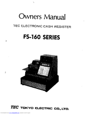 TEC FS-160 SERIES Owner's Manual