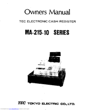 TEC MA-215-10 SERIES Owner's Manual