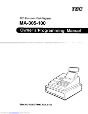 TEC TEC MA-305 Owner's & Programming Manual