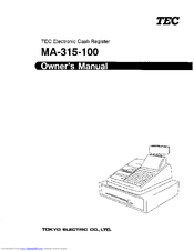TEC TEC MA-315 Owner's Manual