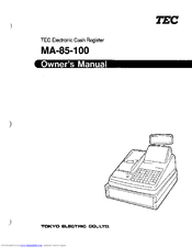 TEC TEC MA-85-100 Owner's Manual