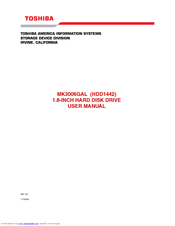 Toshiba HDD1442 User Manual