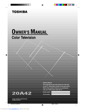 Toshiba 20A42 Owner's Manual