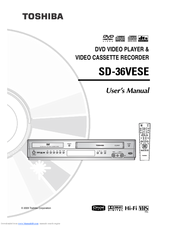 Toshiba SD-36VESE User Manual