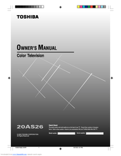 Toshiba 20AS26 Owner's Manual