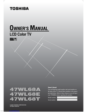 Toshiba 47WL68A Owner's Manual