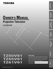 Toshiba ColorStream TZ50V61 Owner's Manual