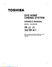Toshiba SD-44HKSE Owner's Manual