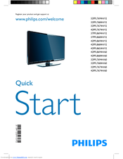 Philips 37PFL8694H Quick Start Manual