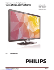 Philips 32HFL5573D User Manual