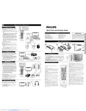 Philips 26PF5320/78 Quick Use And Hookup Manual