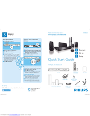 Philips HTS3566D/78 Quick Start Manual