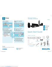 Philips HTS3366/93 Quick Start Manual
