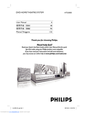 Philips HTS3000/98 User Manual
