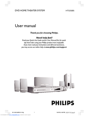 Philips HTS3500S/05 User Manual