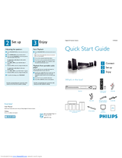 Philips HTR5204 Quick Start Manual