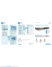Philips DVDR3460H/05 Quick Start Manual